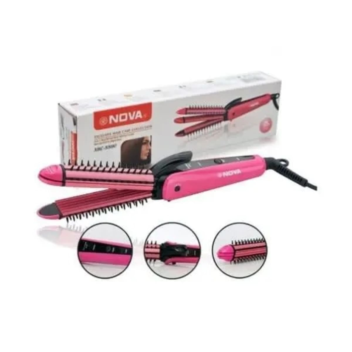 Nova hair comb straightener outlet