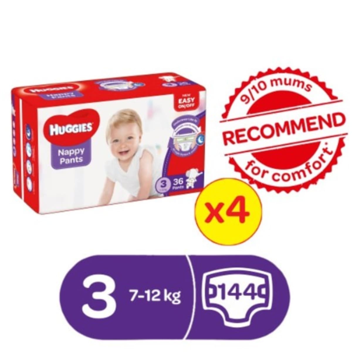 Huggies nappy pants size 7 deals
