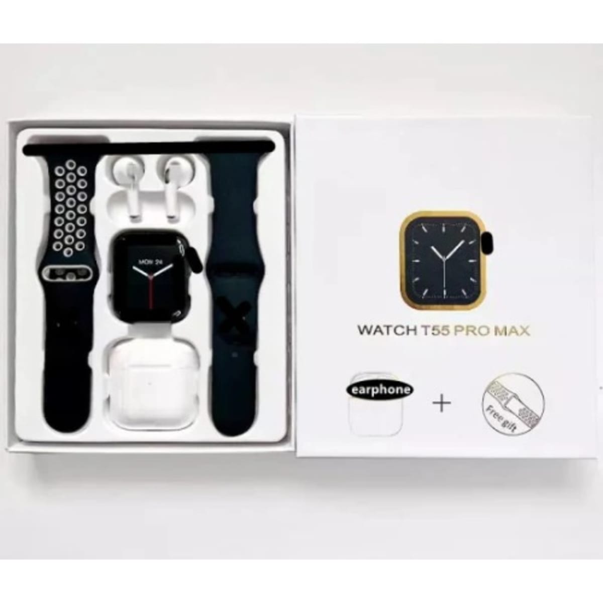 Smartwatch plus earbuds outlet