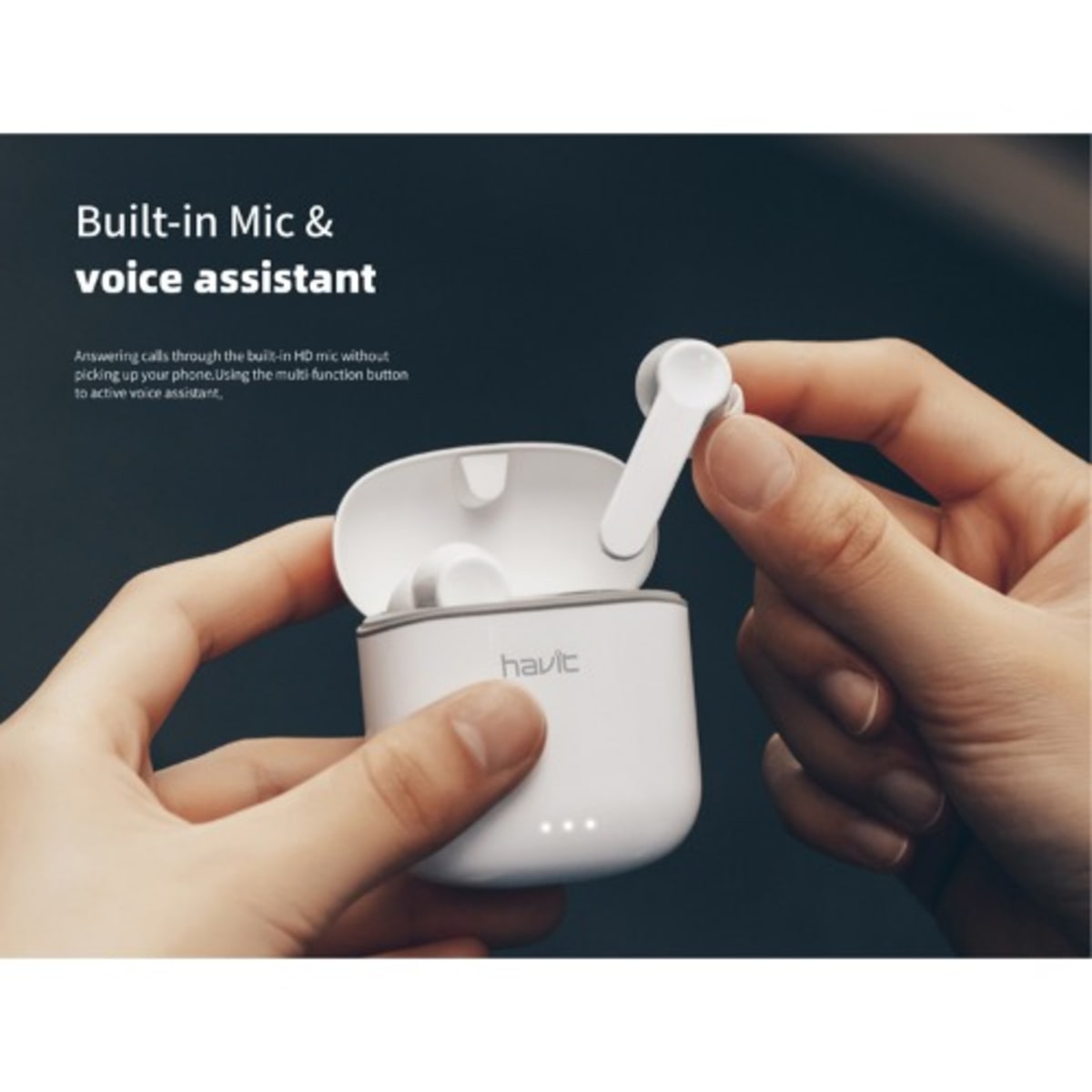 Havit Tw 917 True Wireless Hitage Tws Earbuds White Konga