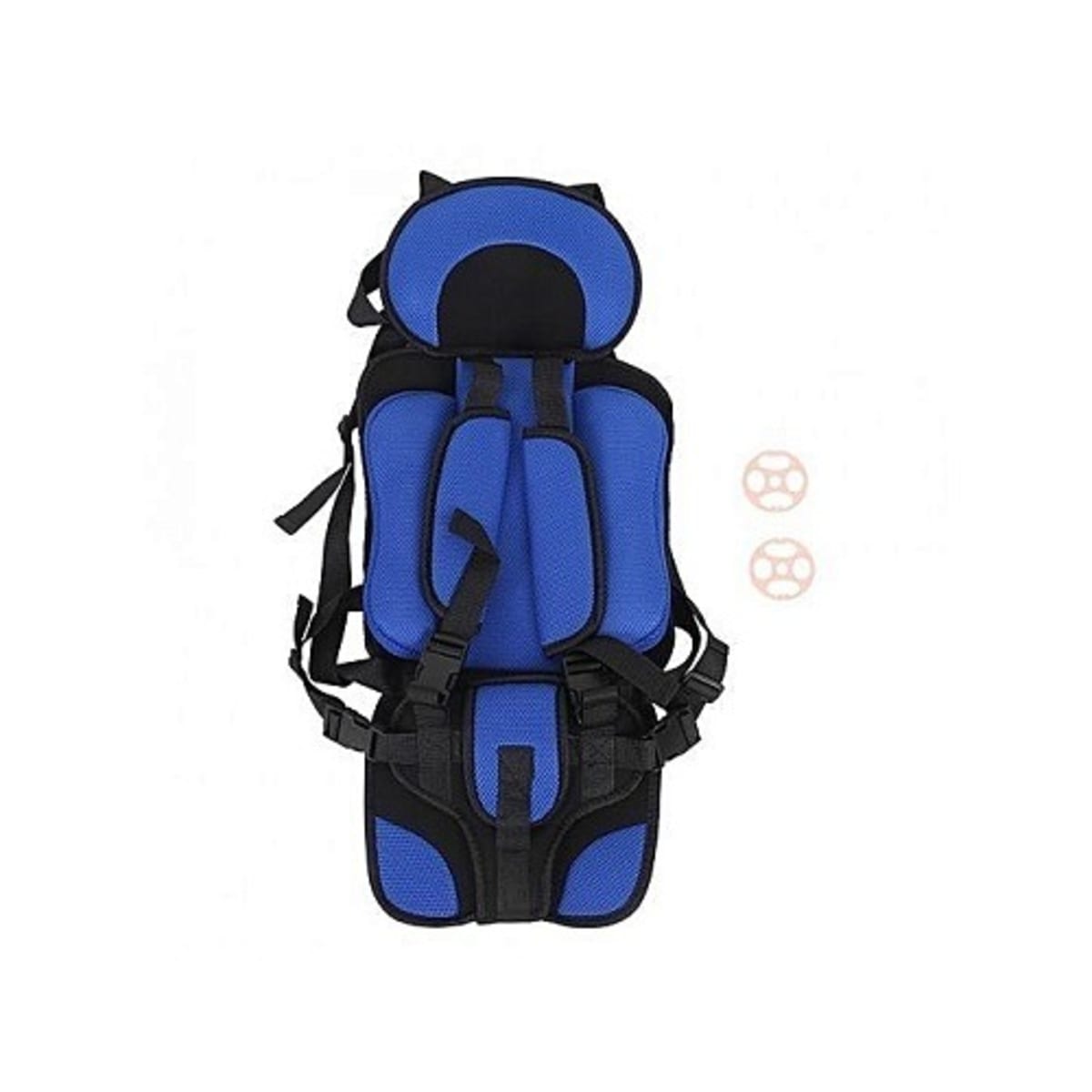 Comfortable Baby Safety Car Strap On Seat Belt Blue And Black