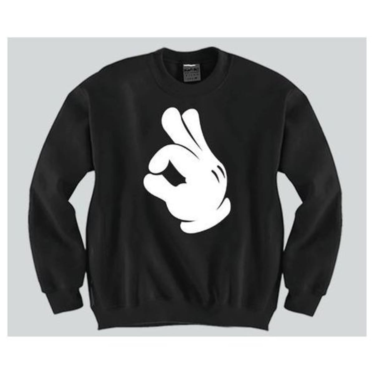 Mickey mouse hands sweatshirt shop