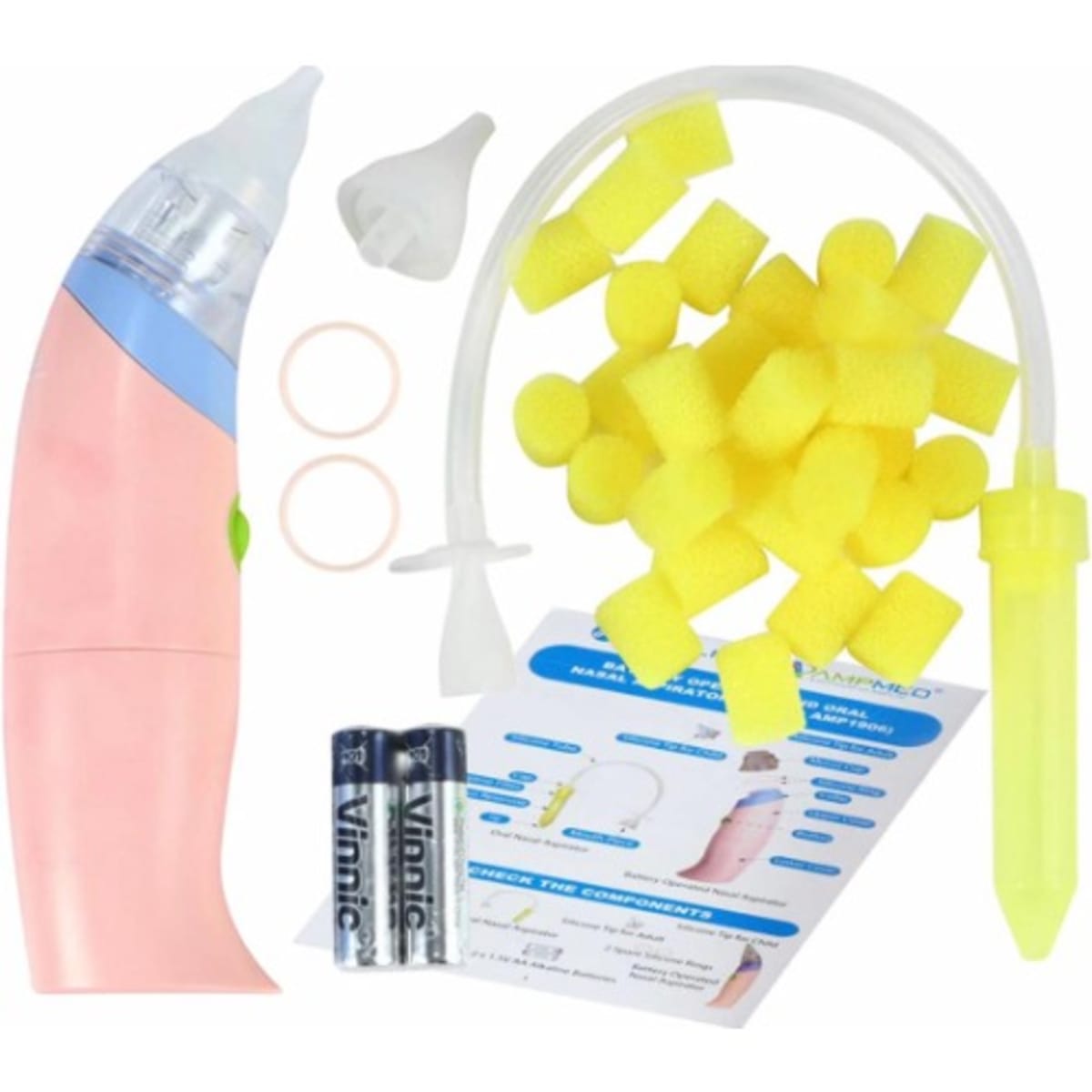 Amplim Battery Operated Baby Nasal Aspirator With Snot sucker