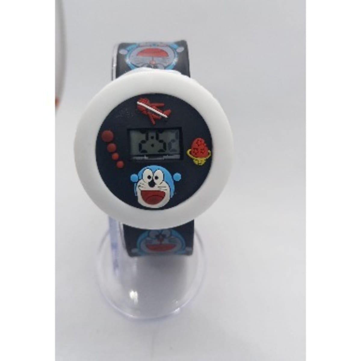 Doraemon Cartoon Character Clasp Digital Watch Black Konga