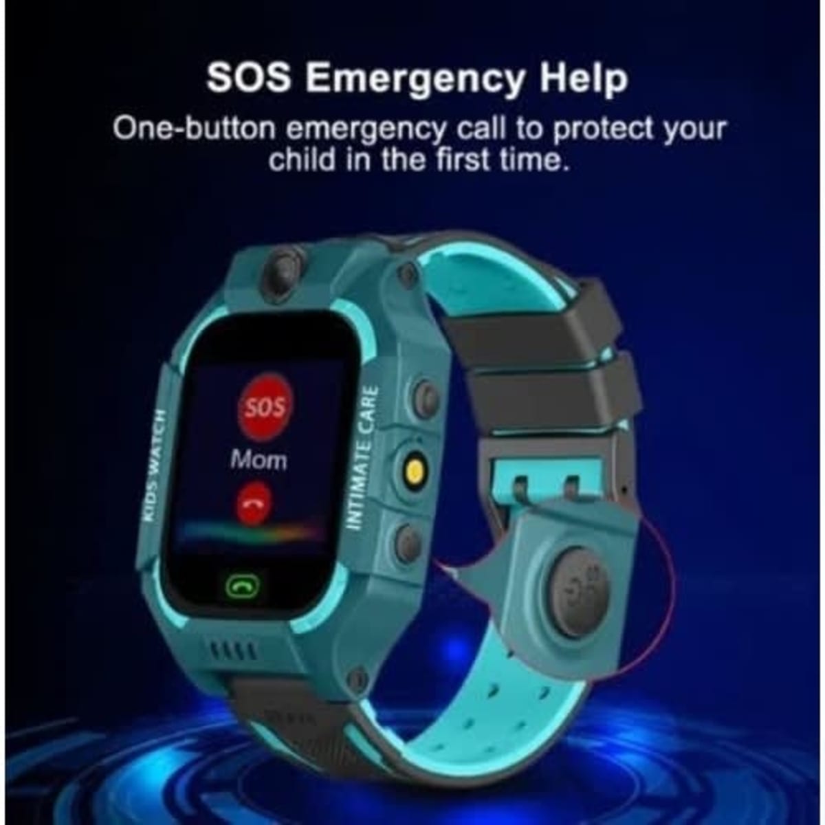 Z6 Kid s Smartwatch With Sim Card Slot Gps Tracker Green
