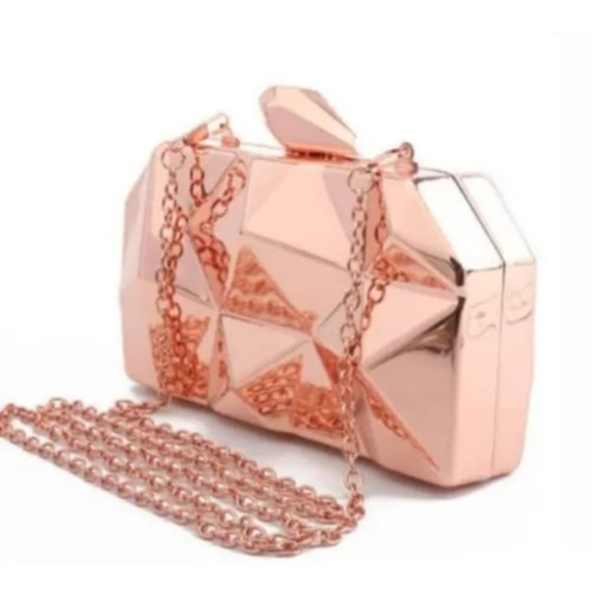 Metallic rose sales gold purse
