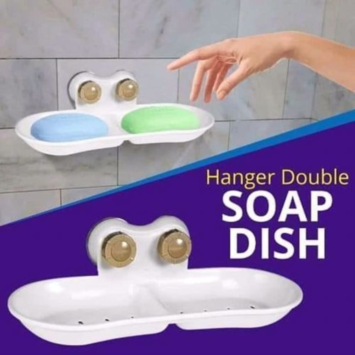 Wall Attachable Hanger For Soap Double Box 12cm Konga Online