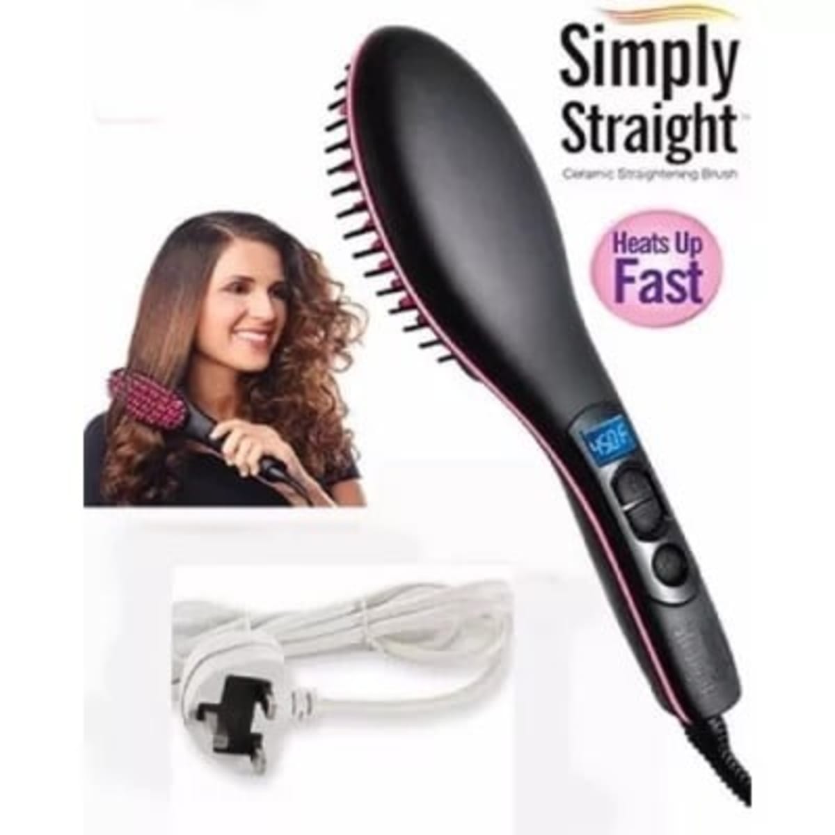 Automatic clearance hair brush
