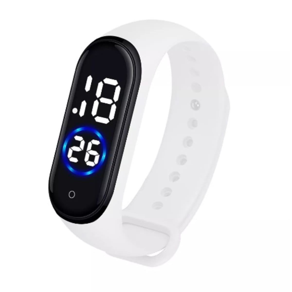 Led watch white hot sale