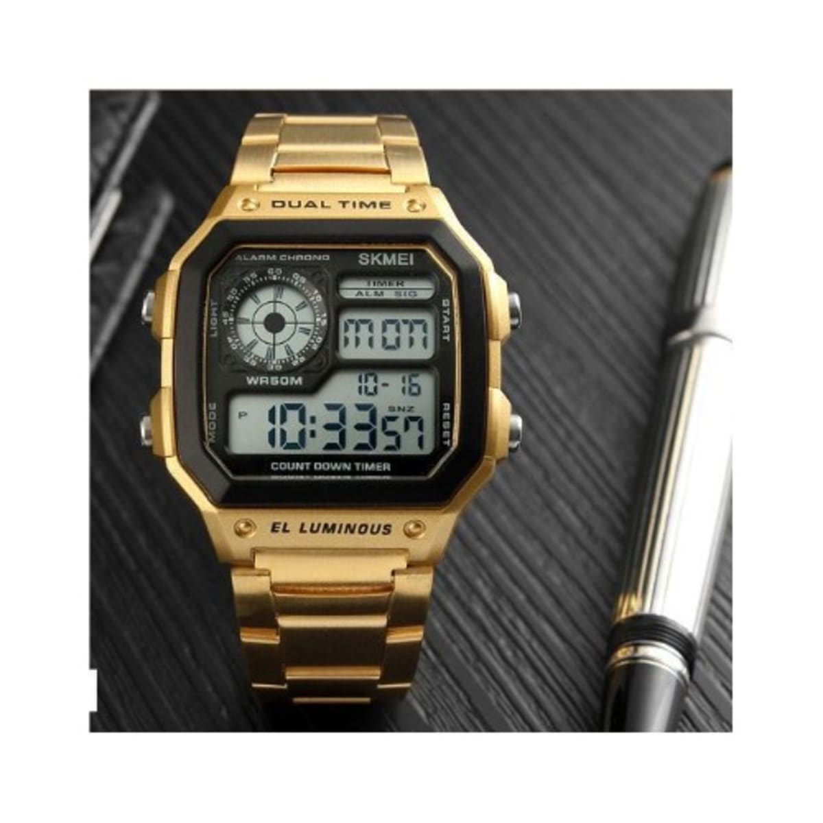Skmei best sale 1335 gold
