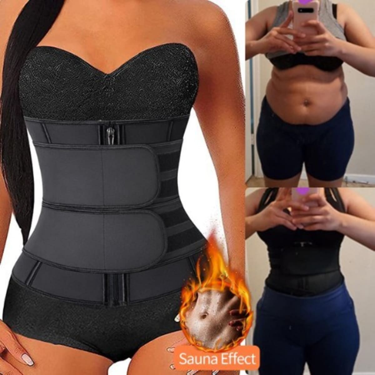 Reshape Curves Burning Waist Trainer Corset Black Konga Online