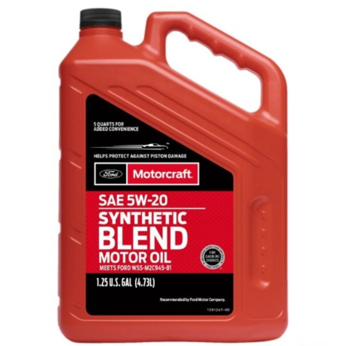 Motorcraft 5w 20 Synthetic Blend Motor Oil 5 Quart Konga