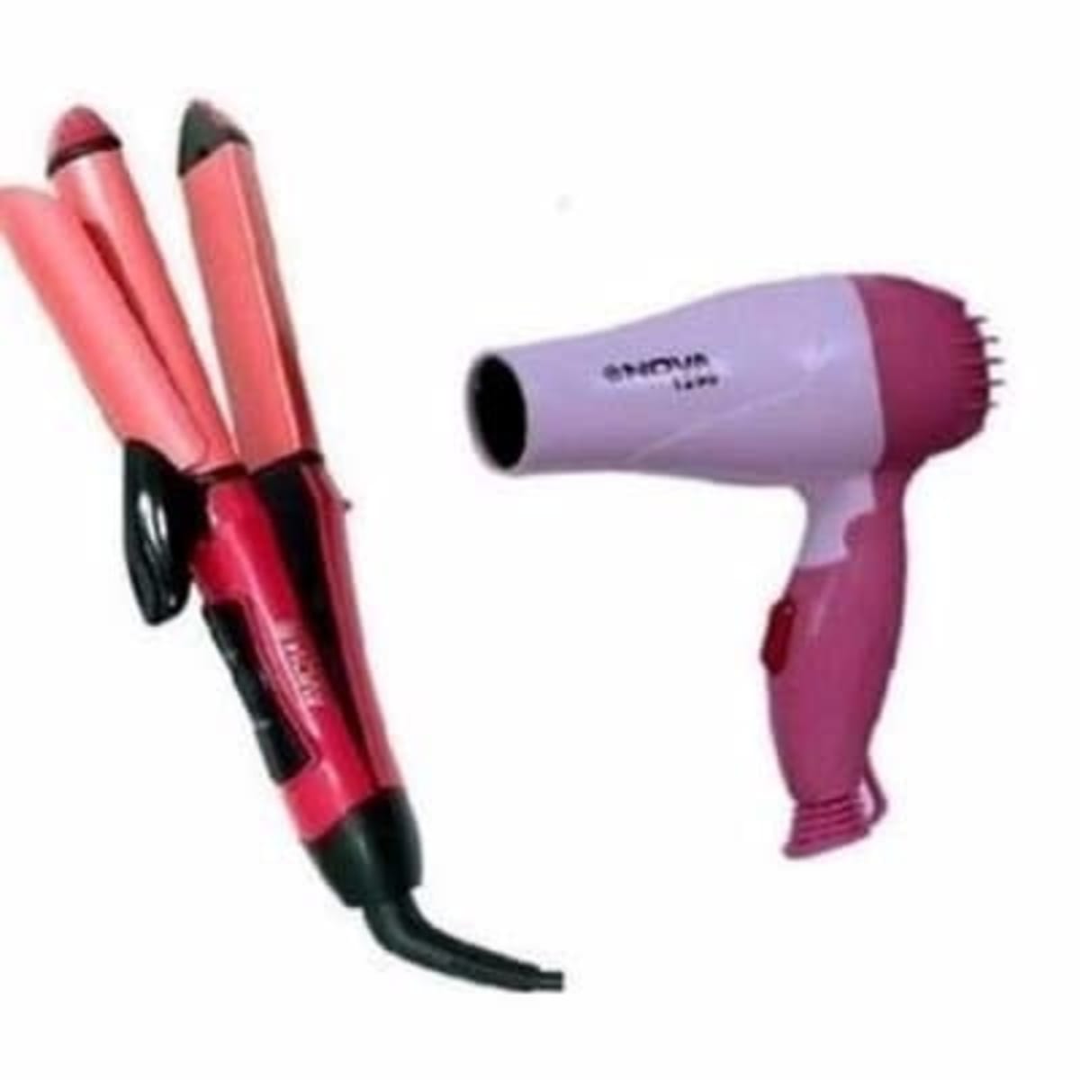 Straightener curler 2025 and dryer set