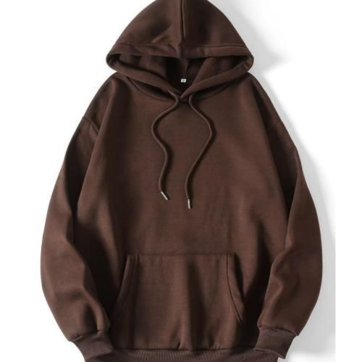 Plain brown hoodie on sale