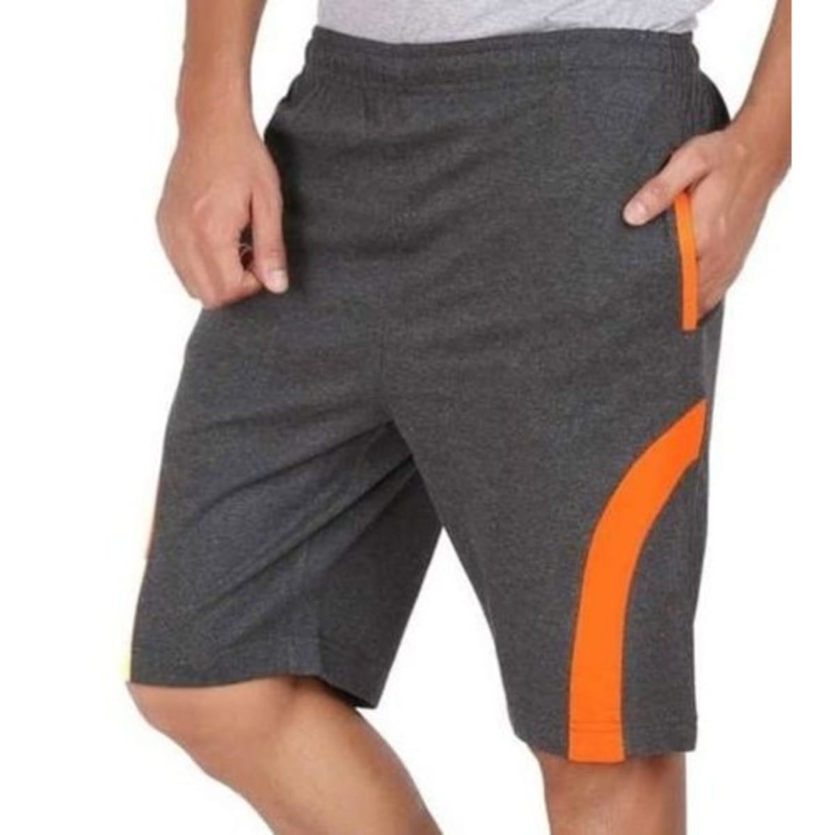 Solid Men Nicker Short Grey Orange Konga Online Shopping