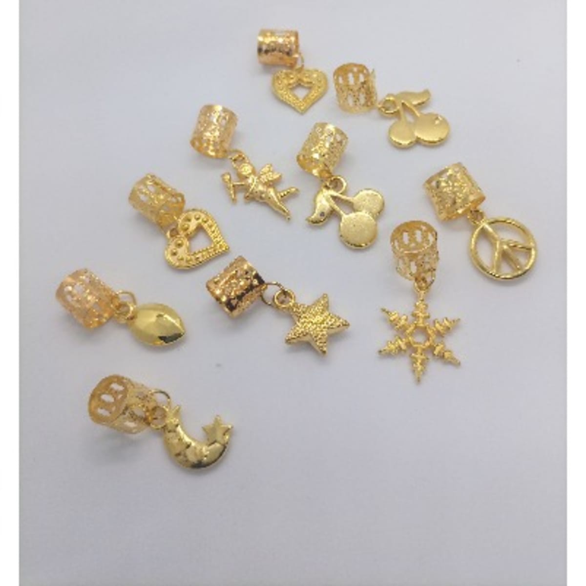 Gold ring hair accessory hot sale