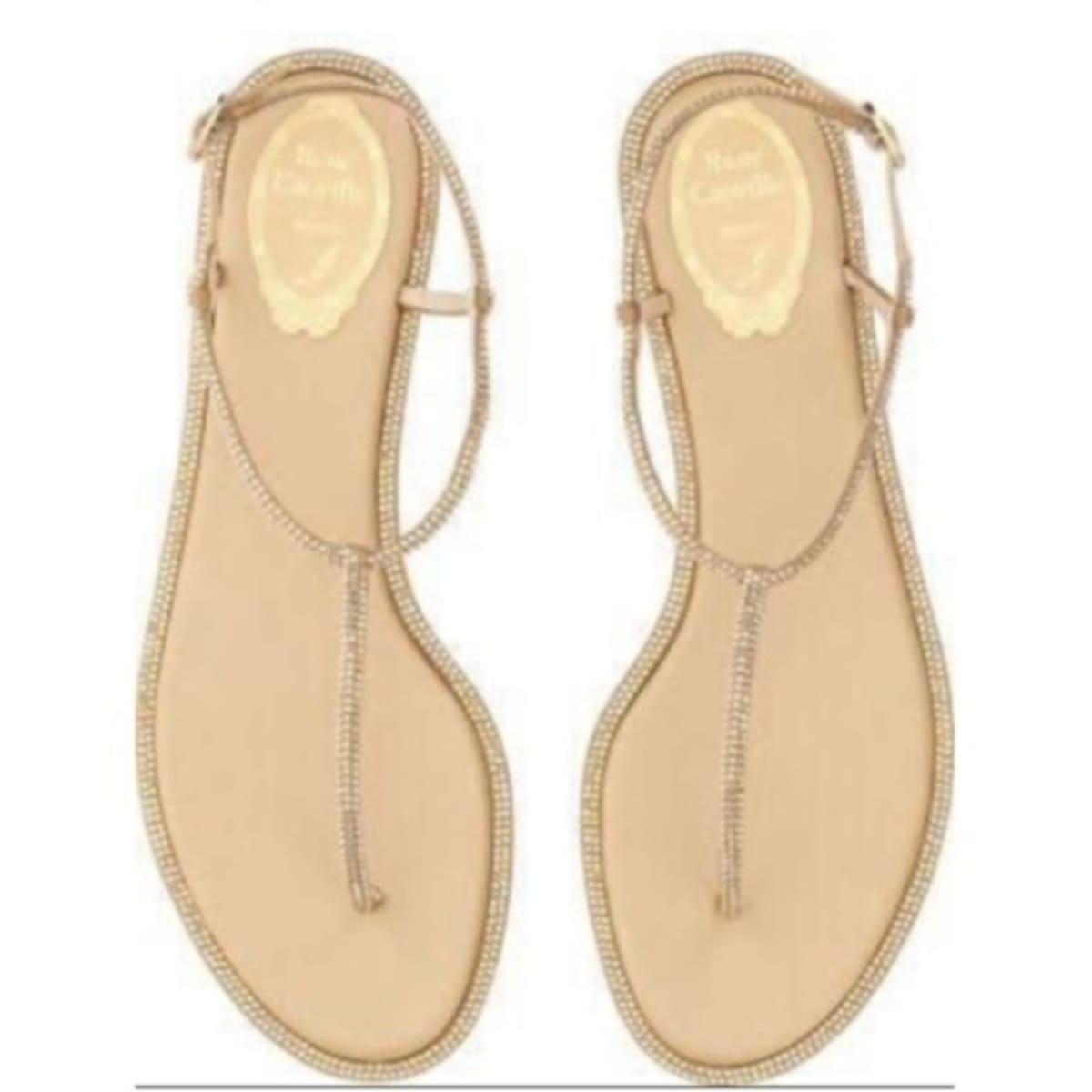 Rene caovilla clearance flip flops