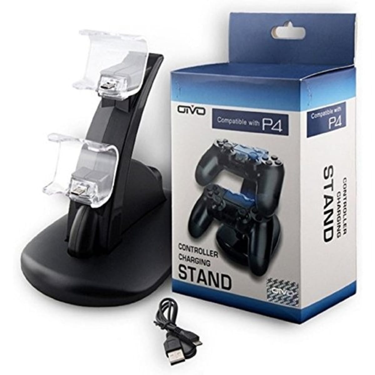 Ps4 stand store with charger