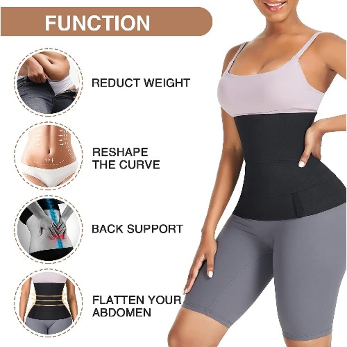 Flat Tummy Sweat Belt  Konga Online Shopping