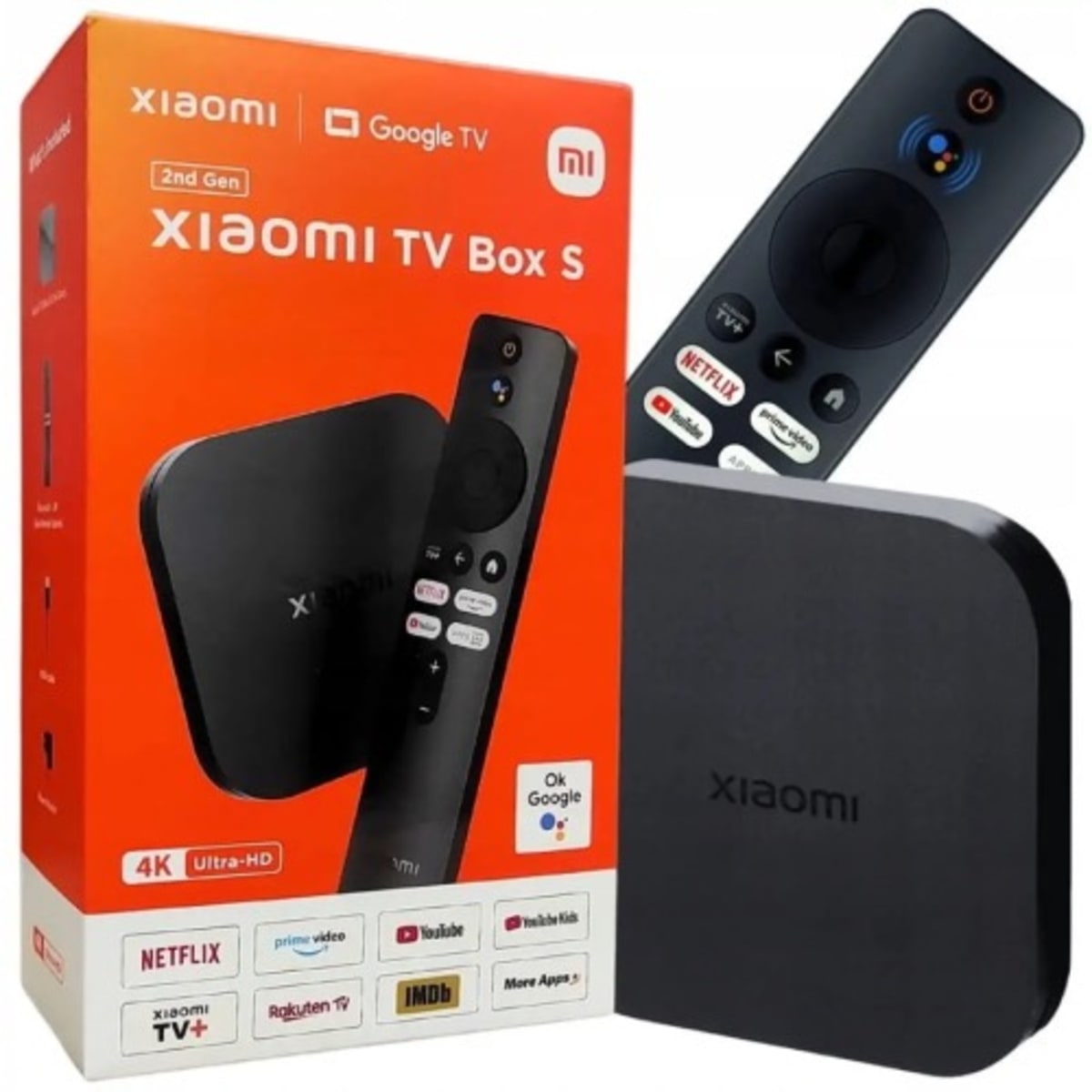Xiaomi Mi Box S 4K Ultra HDR Android TV With Chromecast  Google  Assistant Streaming Media Player Konga Online Shopping