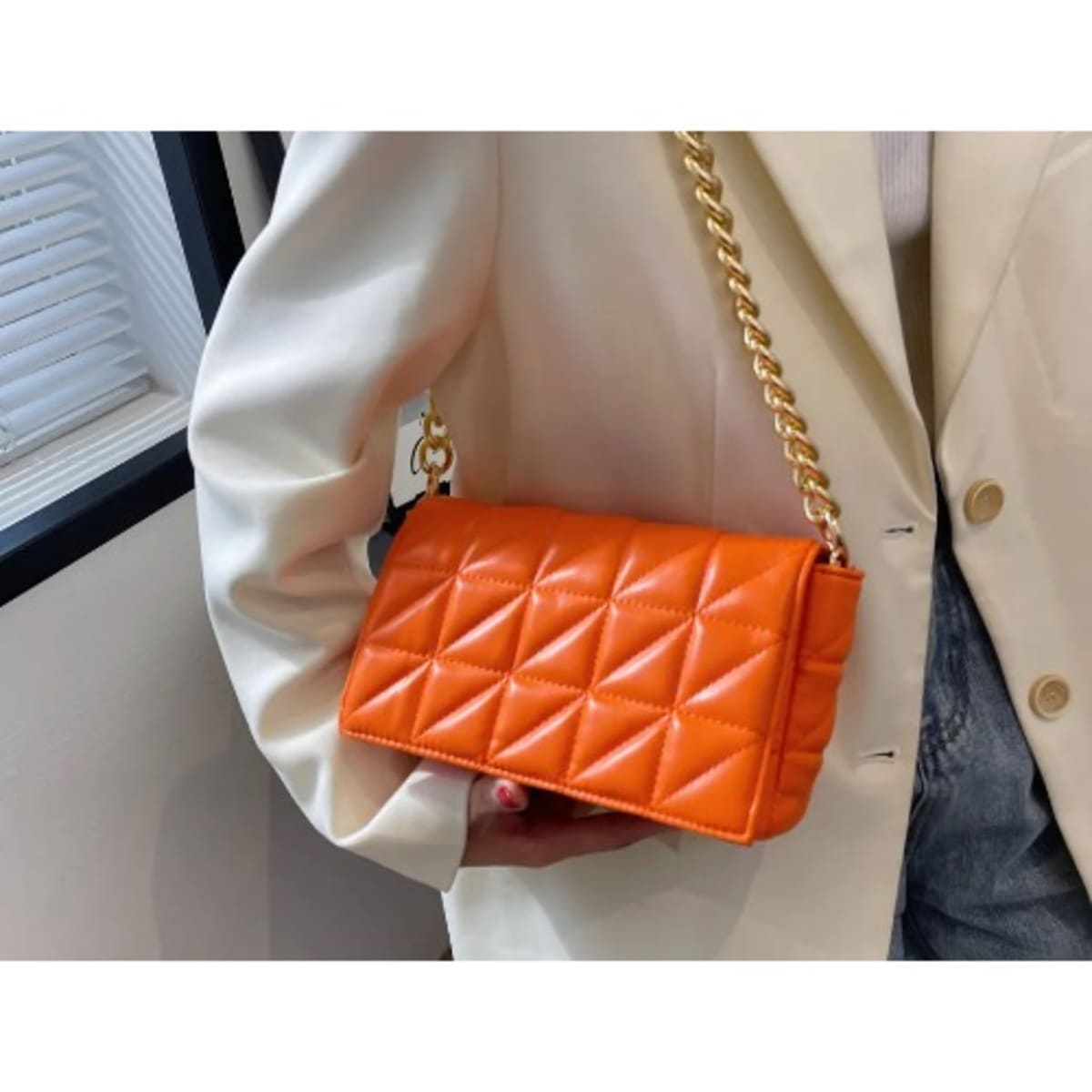 Zara orange on sale bag