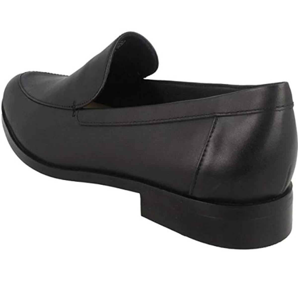 Clarks Ladies Bizzy Dawn Leather Formal Shoes Black Konga