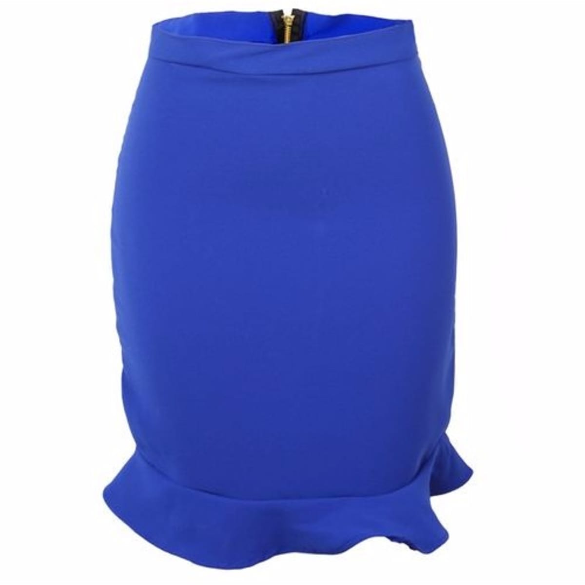 Midi pencil skirt on sale with ruffle bottom