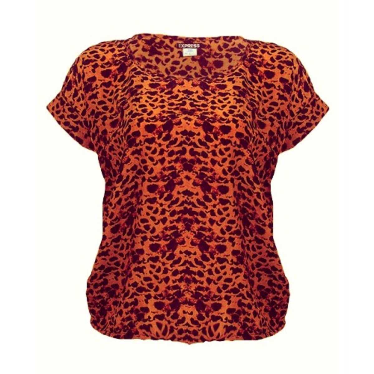Express leopard clearance print blouse