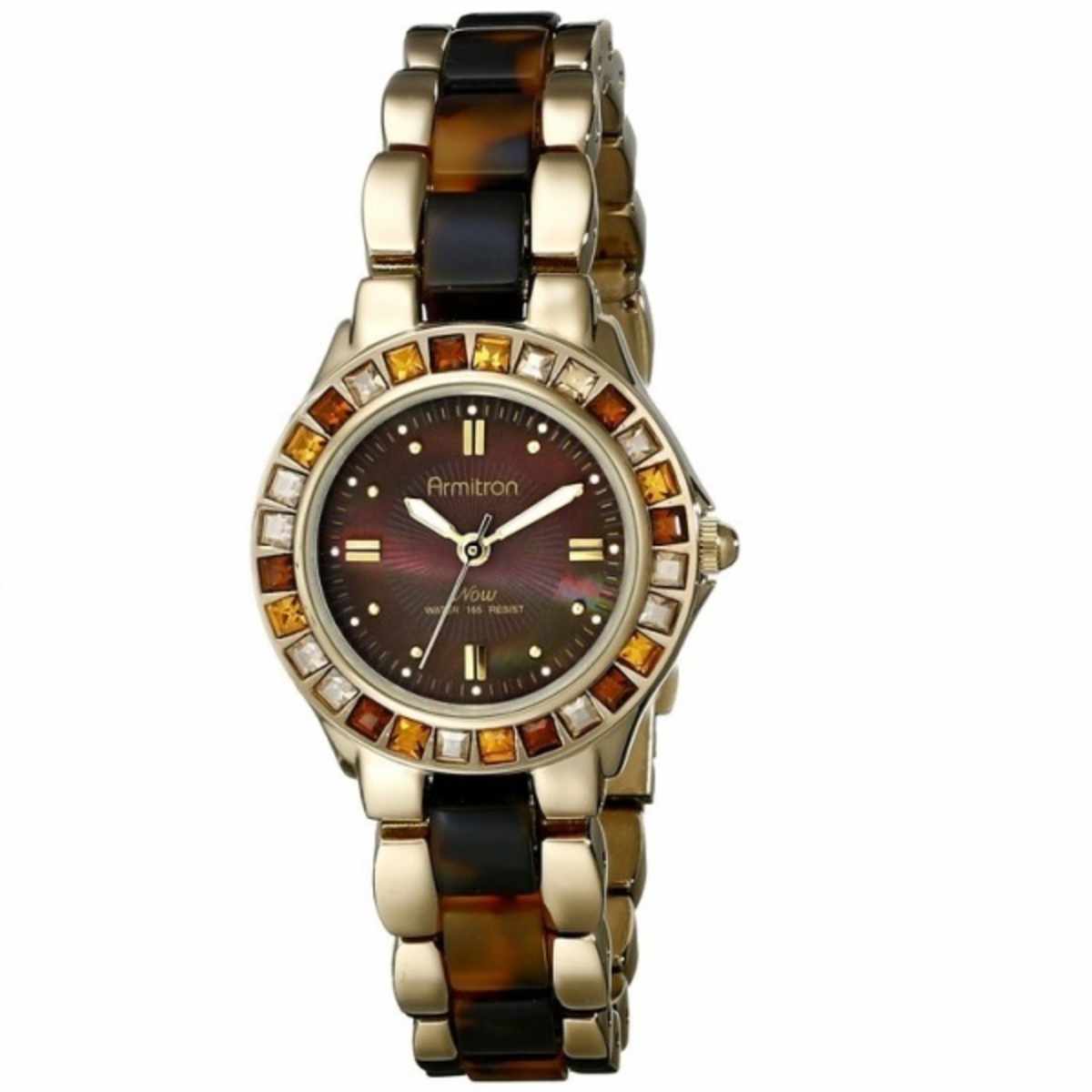 Armitron swarovski top crystal watch ladies