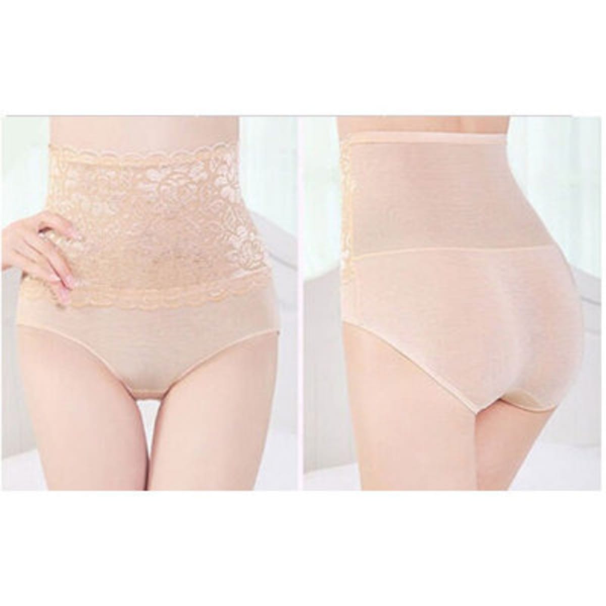 A&S Ladies Tummy Control Lace Up Underwear