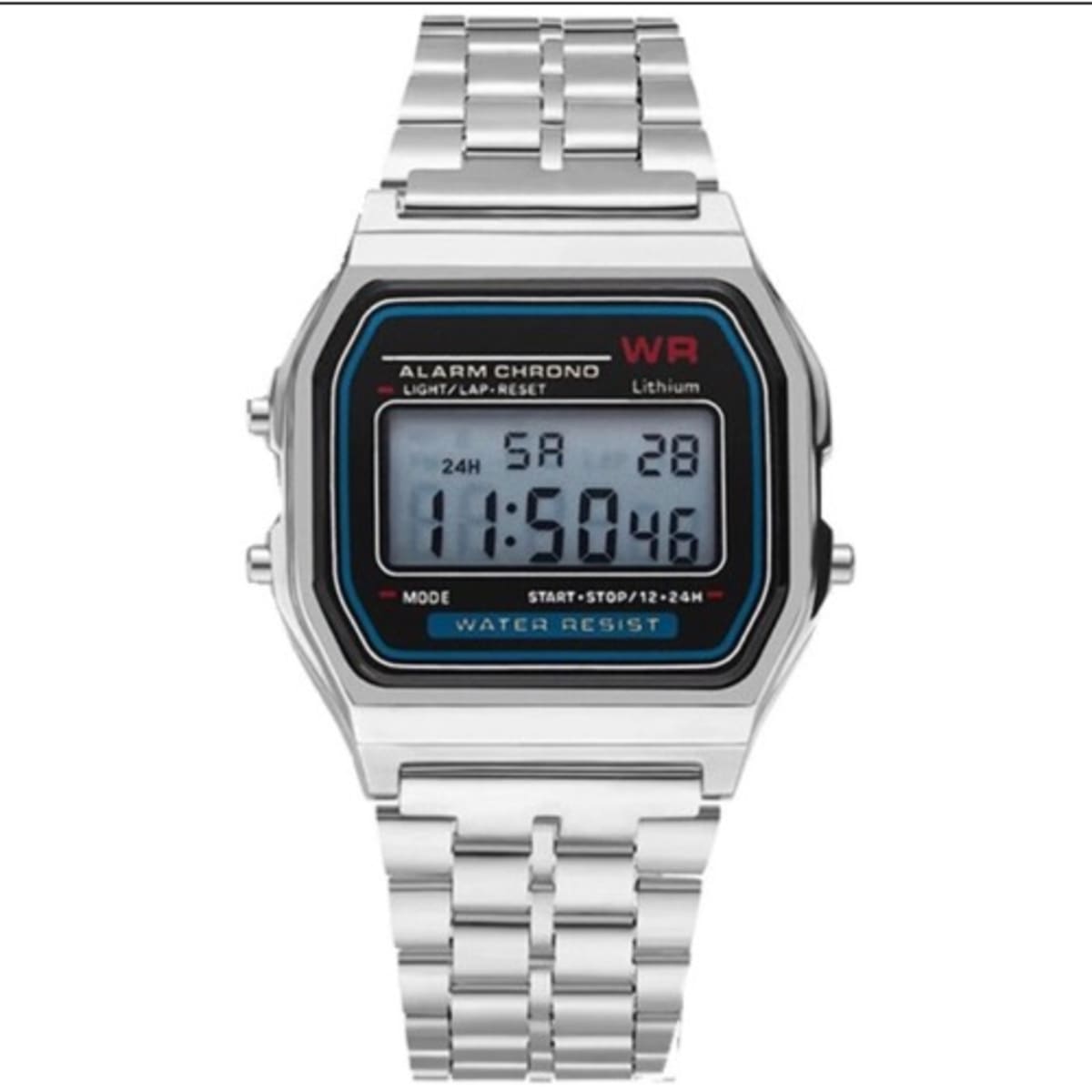 Casio men's illuminator discount stainless steel bracelet watch