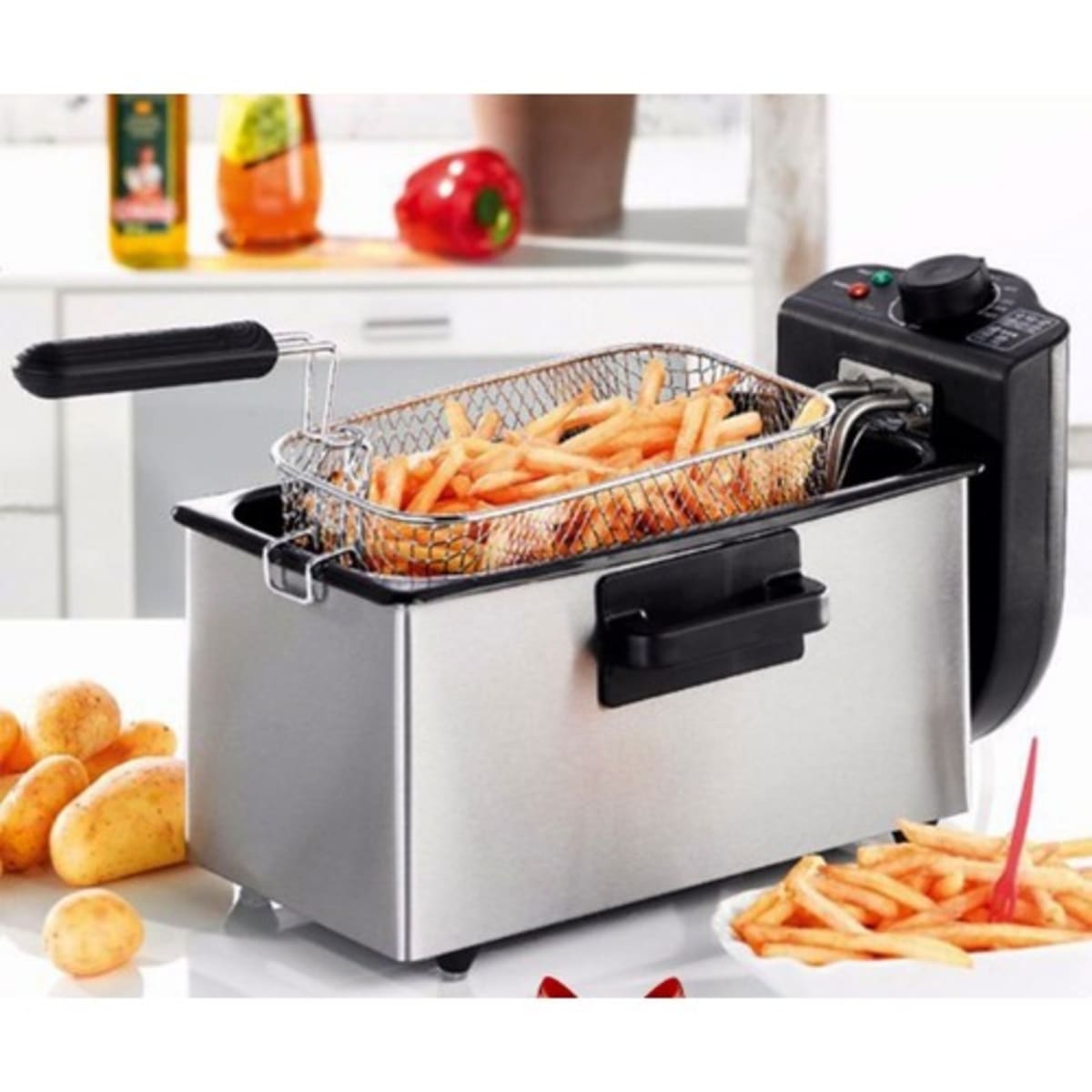 Double 3 Liter Electric Deep Fryer