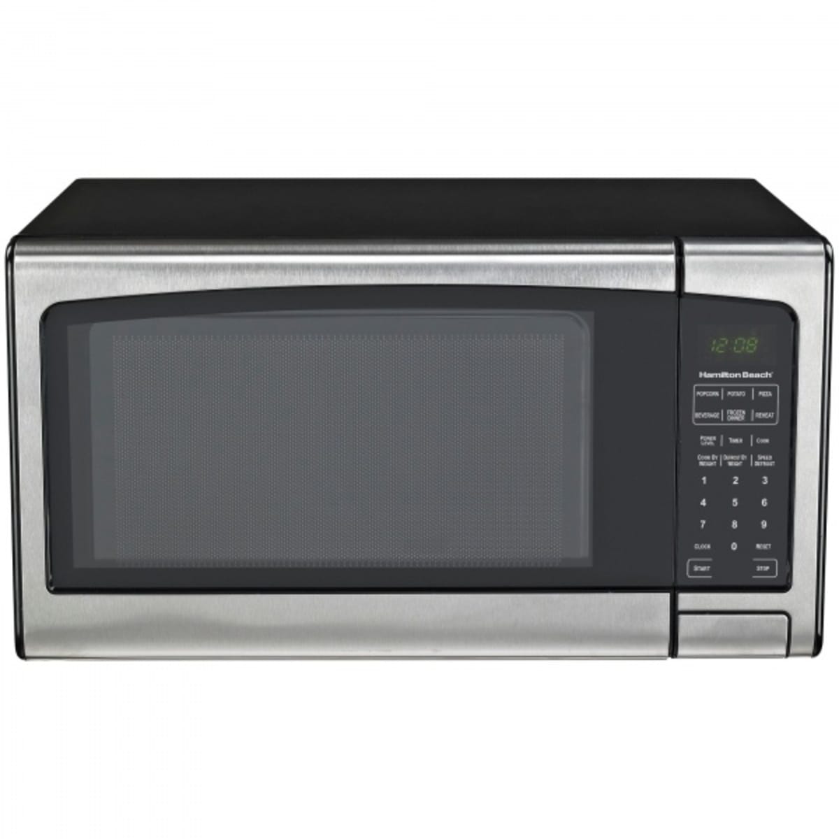 Hamilton beach black store digital microwave oven