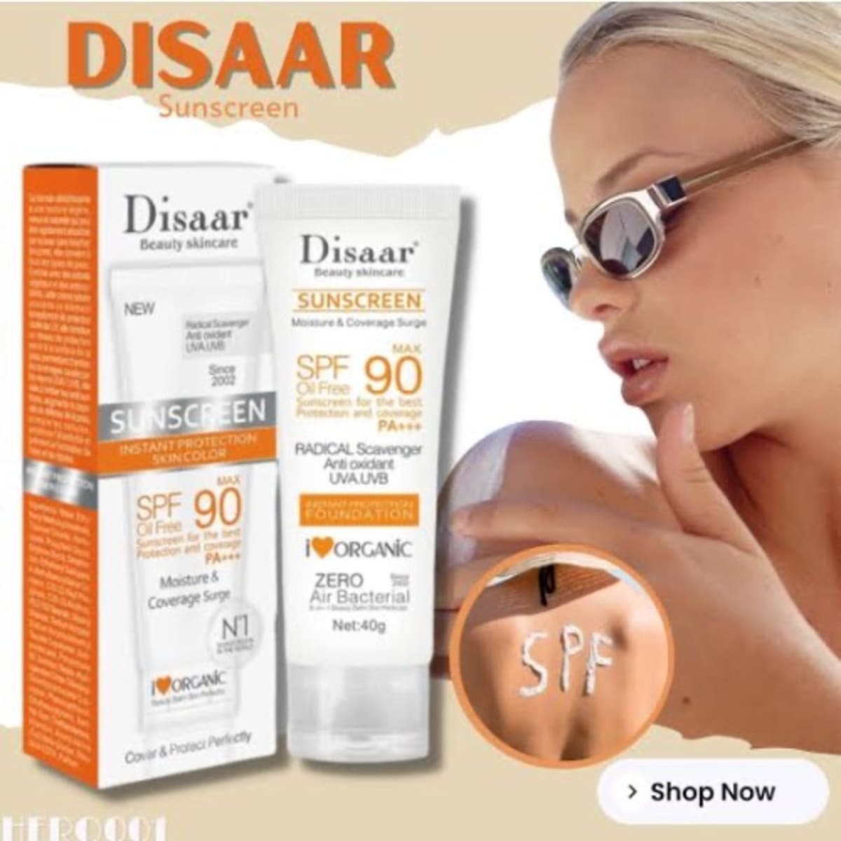 Disaar sunscreen shop