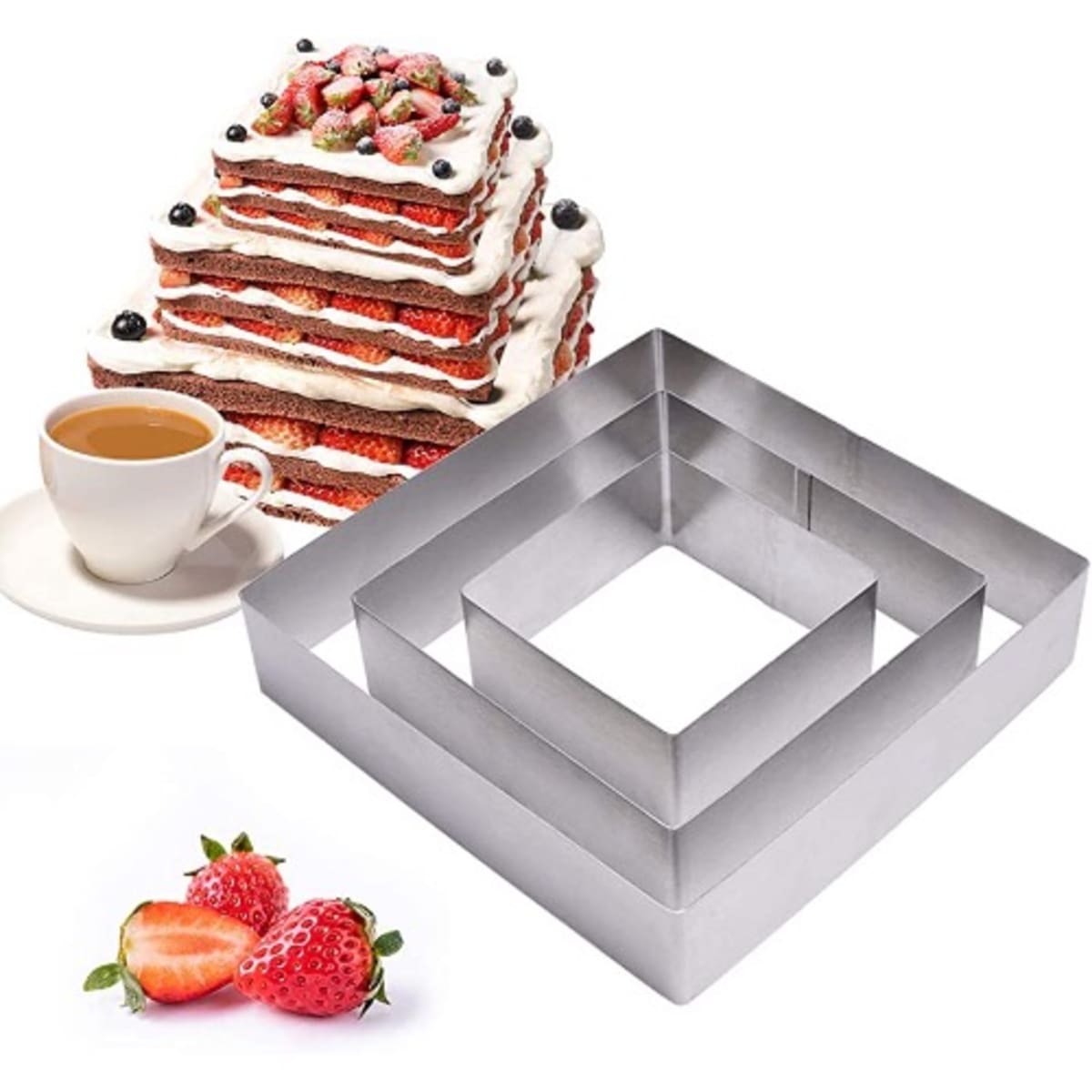 Square clearance cake mold