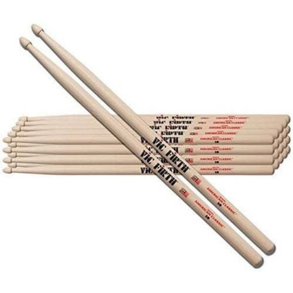 American　Tip　Pairs　Vic　Konga　Online　Sticks　Wood　Shopping　Firth　Drum　5a　Classic　Hickory　12