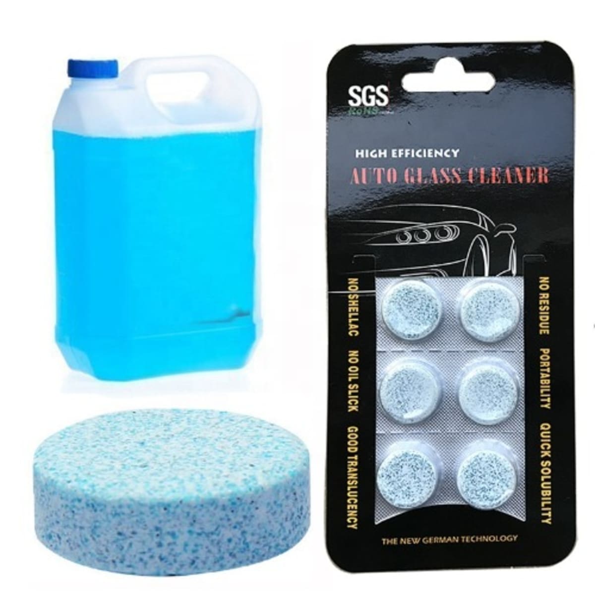 SGS Auto Glass Cleaner Tablet - 6pc