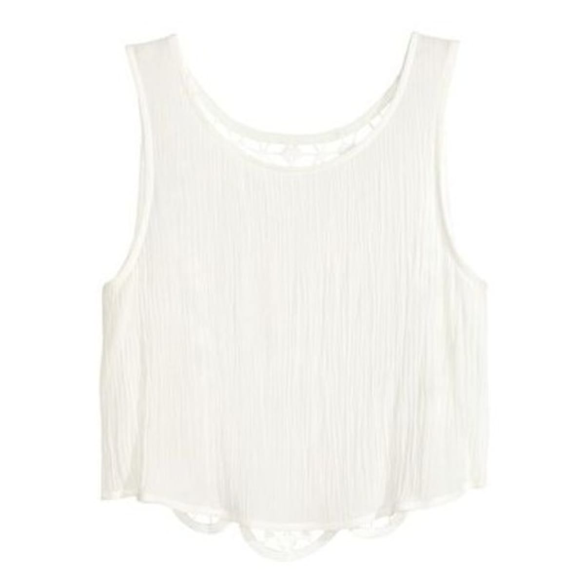 H&m sleeveless lace top hotsell