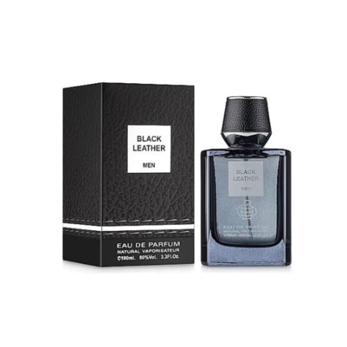 Black leather cheap eau de parfum