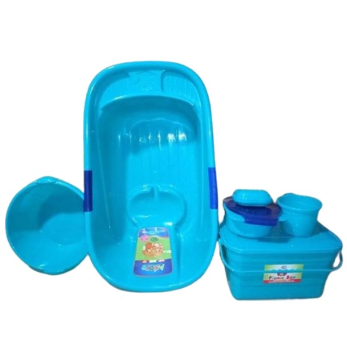 Baby bath and bucket hot sale set