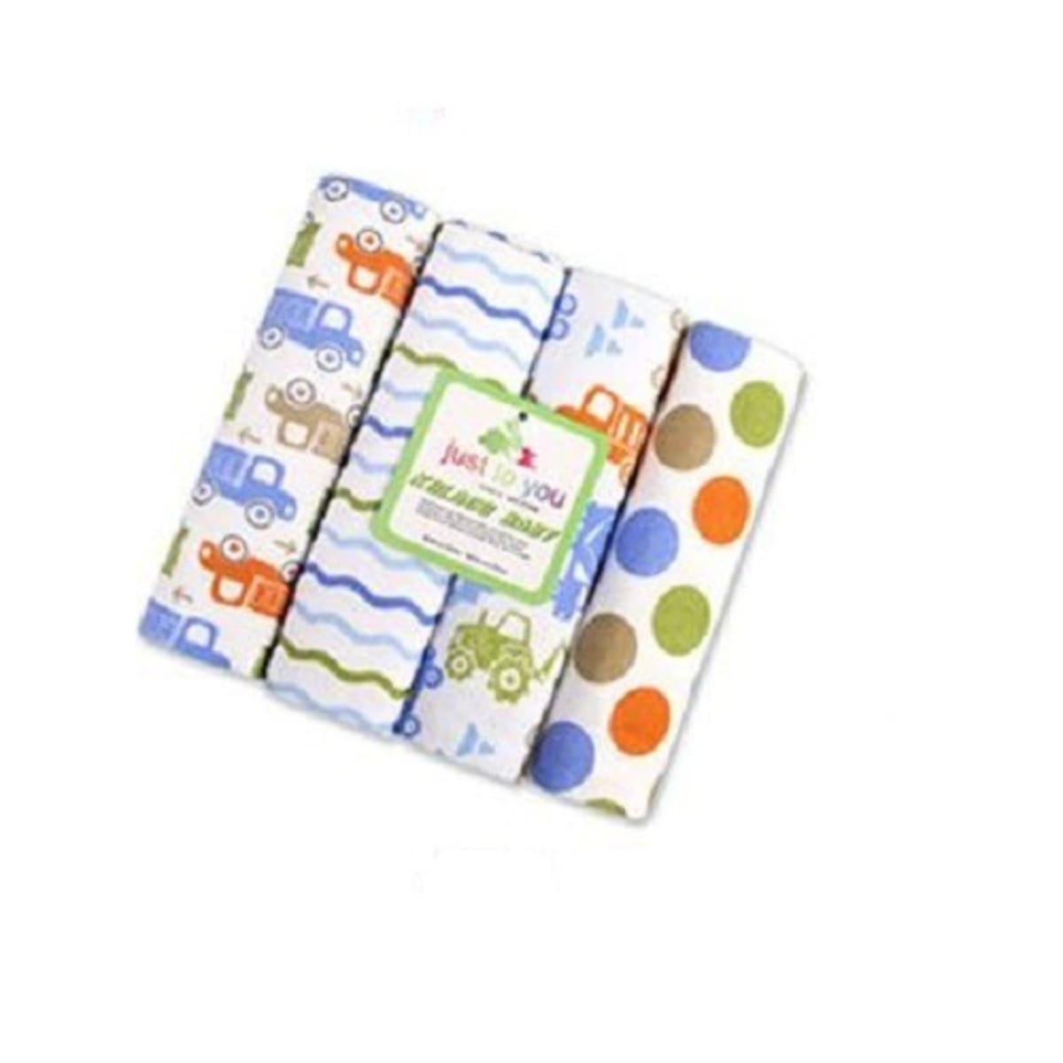 Garanimals 4 Pack Baby Receiving Blanket and Flannels Konga
