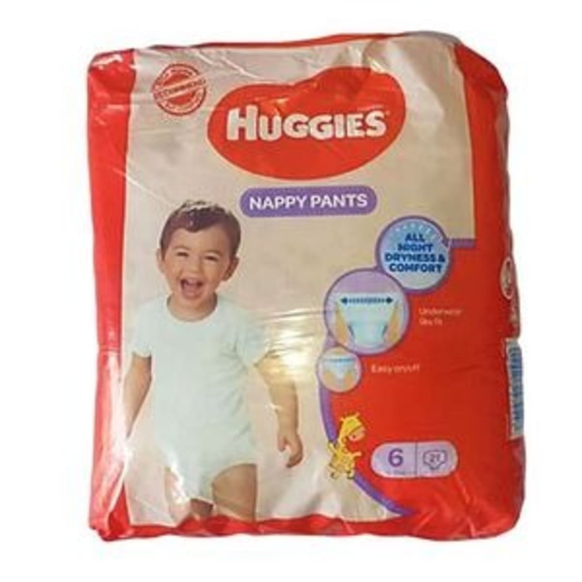 Huggies Nappy Pants- Size 6 X 4 - 15 to 25kg - 84 count