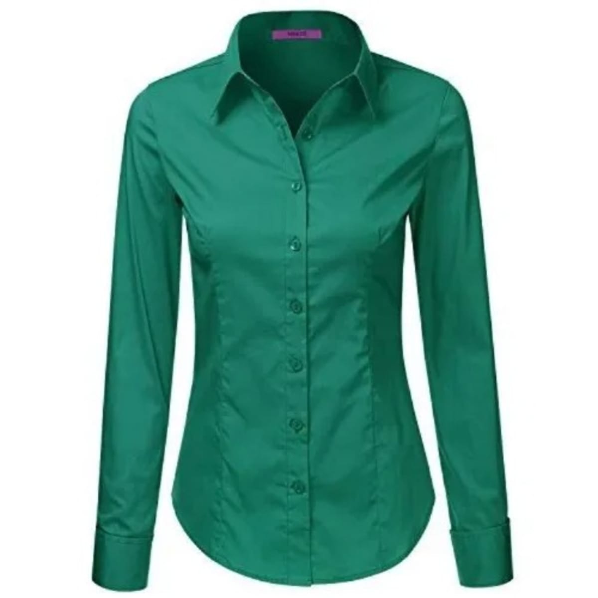 Green dress cheap shirts for ladies
