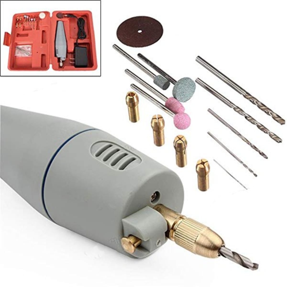 HH Mini Super Electric PCB Drill Electric Grinder Set With Power