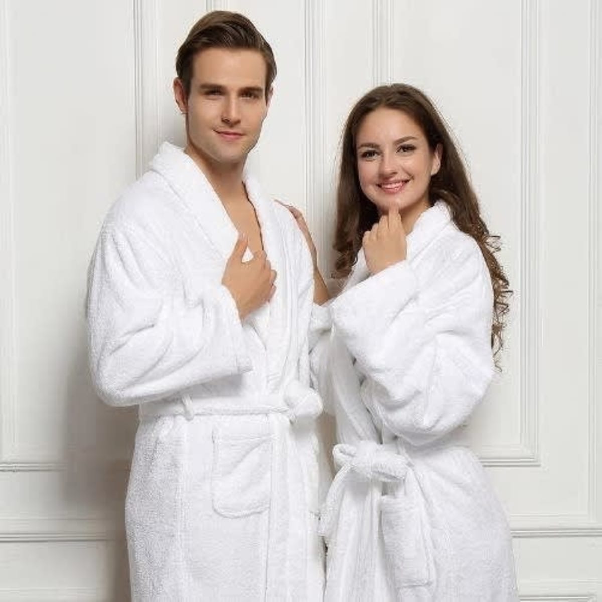 Unisex Bathrobe Set Of 2 White Konga Online Shopping