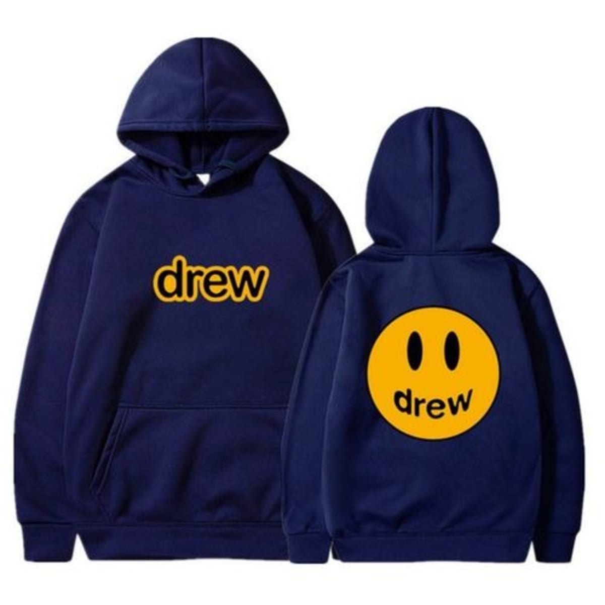 Fashion House Drew Printed Unisex Hoodie 1 Blue Konga Online