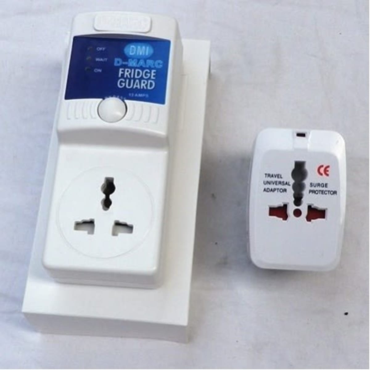 Fridge Guard 5 Amps Surge Protector + Universal Travel Wall Charger With  Surge Protector