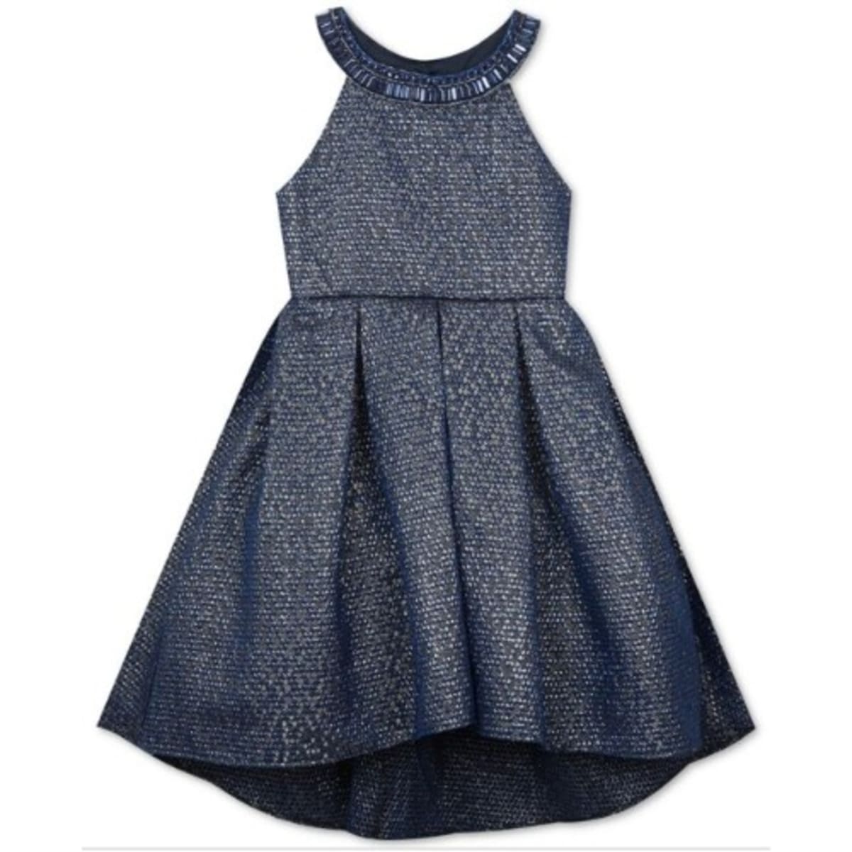 Rare editions navy dress top
