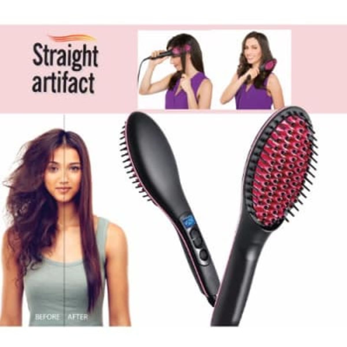 Simply Straight Ceramic Hair Straightening Brush Konga Online
