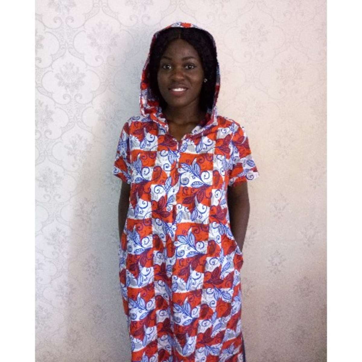 Hooded shift sales dress